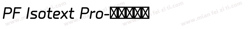PF Isotext Pro字体转换